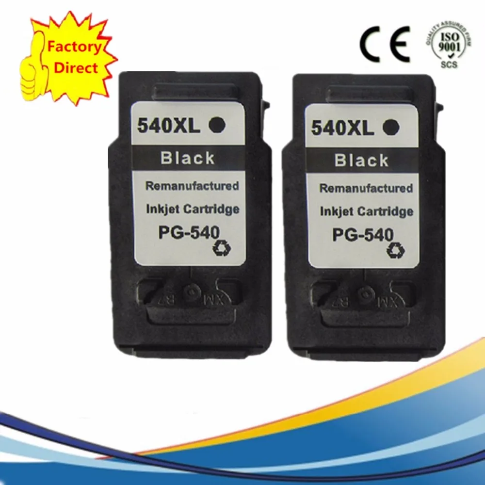 PG-540 XL PG-540XL PG540 PG540XL PG 540 540XL чернильные картриджи восстановленные Pixma MG-4250 MX-375 MX-435