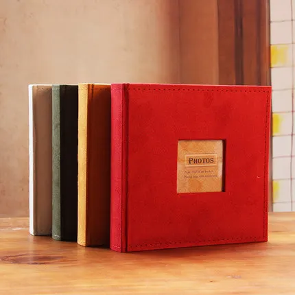 Альбом для фотографий DIY книга хранения тканевое украшение подарок на память