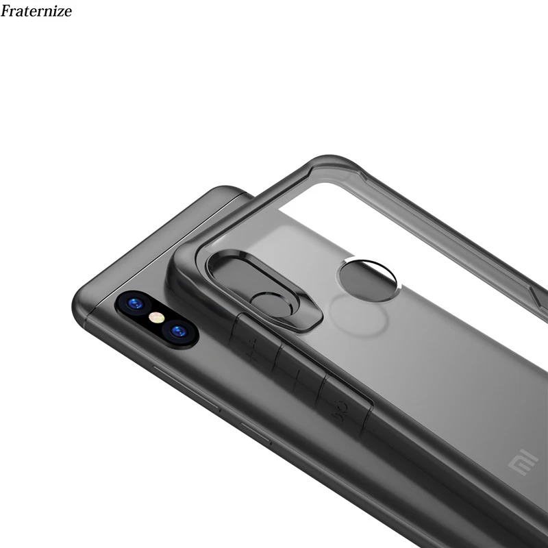 Для Xiaomi Pocphone F1 Прозрачный ударопрочный чехол для Mi A2 Lite Redmi 6 Pro Мягкий ТПУ