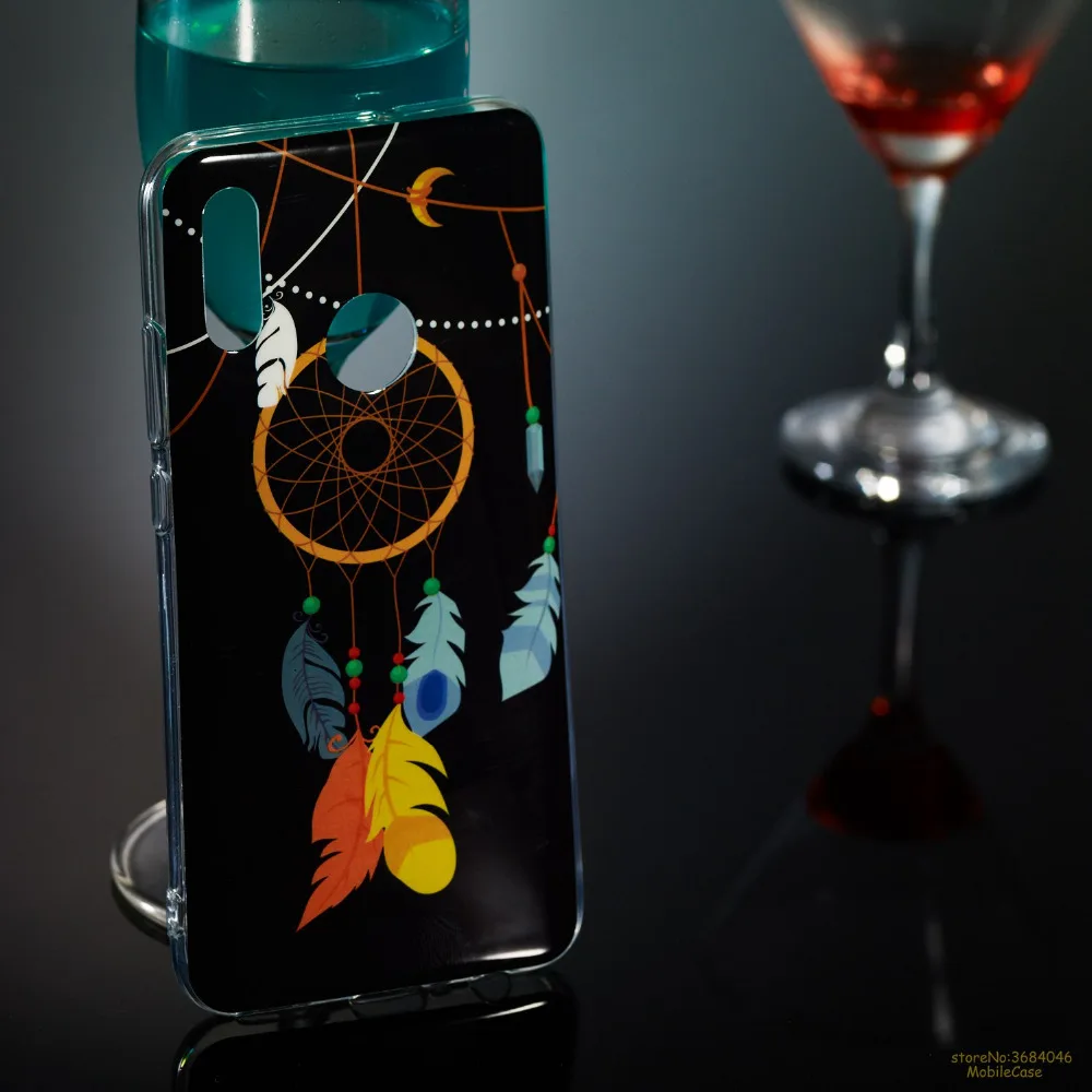 Тонкий светящийся Мягкий ТПУ чехол для телефона huawei mate 20 Pro Honor 10 Lite
