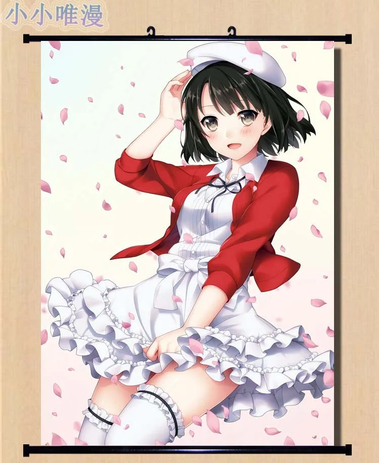 Японское аниме Saekano Saenai хироин no Sodatekata сексуальная девушка Katou Megumi домашний Декор