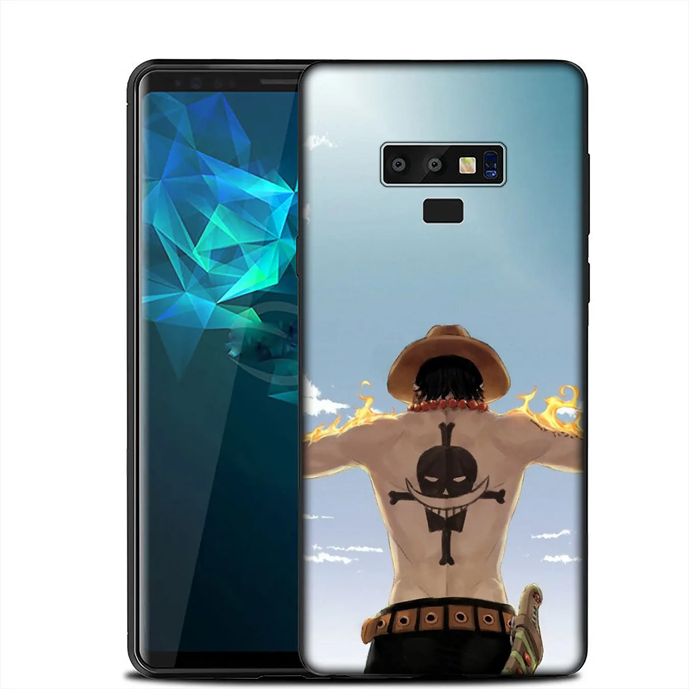 IYICAO Цельный Мягкий силиконовый чехол luffy для Samsung Galaxy A6 Plus A9 A8 A7 2018 A3 A5 2016 2017 черные