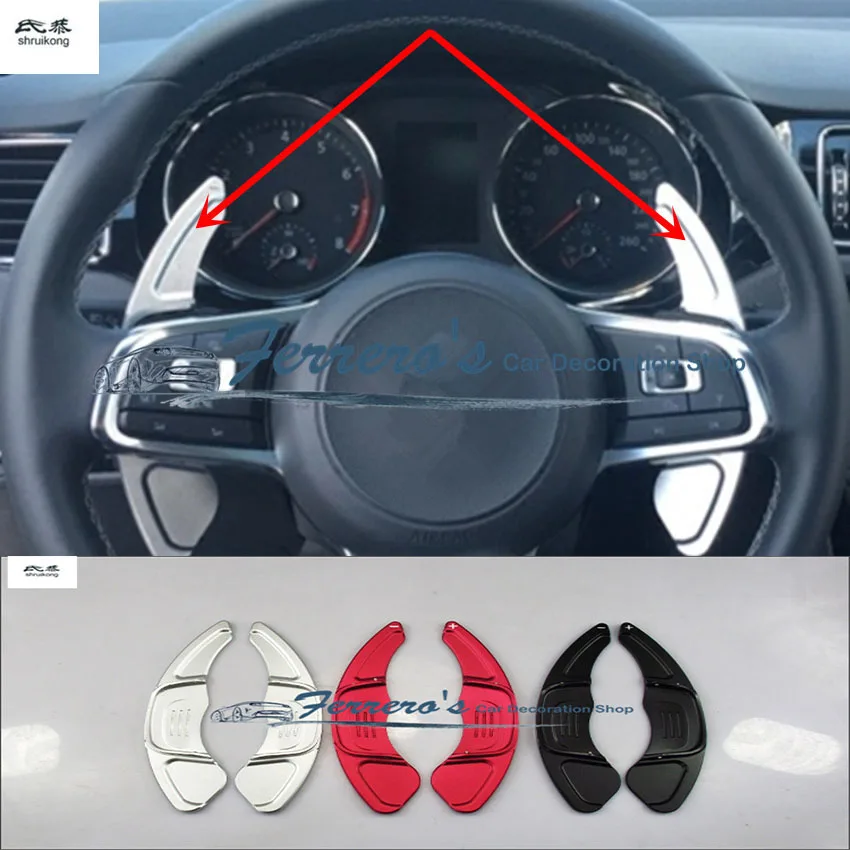 2 шт./лот удлинитель рулевого колеса из алюминиевого сплава для Volkswagen VW golf 7 golf7 GTI