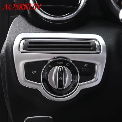 Для Mercedes Benz GLC 250d X253 2016 2017 2018 c200 250 300 светильник с передней головкой переключателем