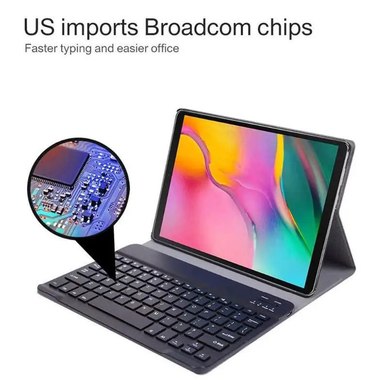 Съемная клавиатура Bluetooth с чехол для samsung Galaxy Tab S5e SM-T720