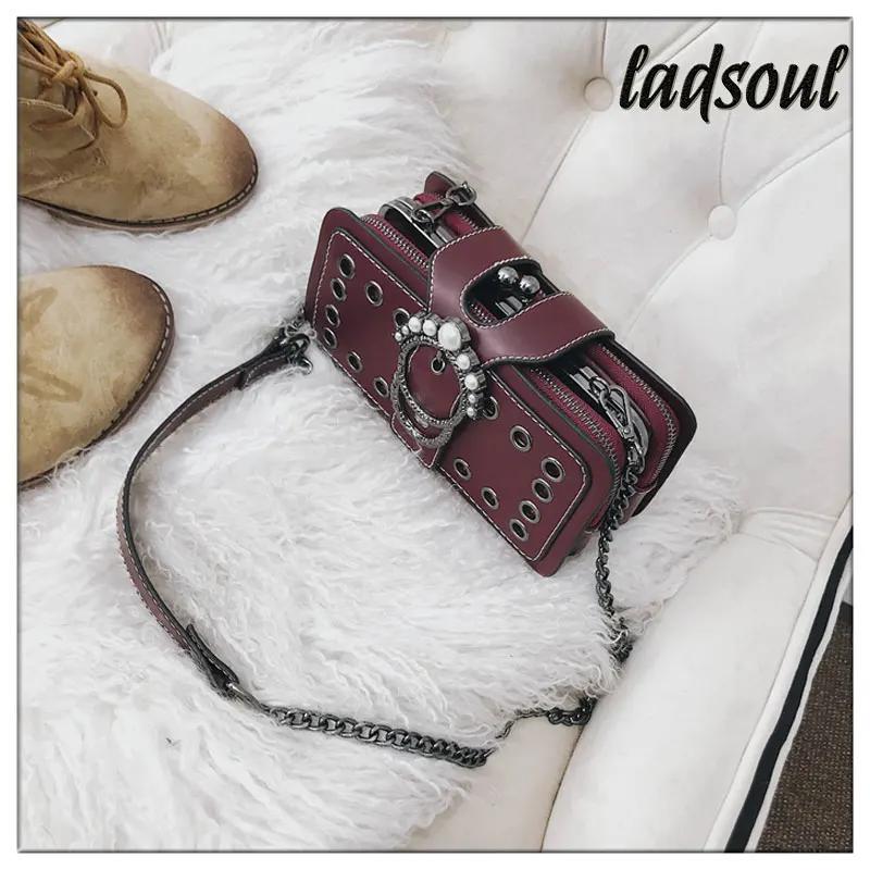 LADSOUL модная женская брендовая новая цепочка для отдыха с застежкой-молнией и