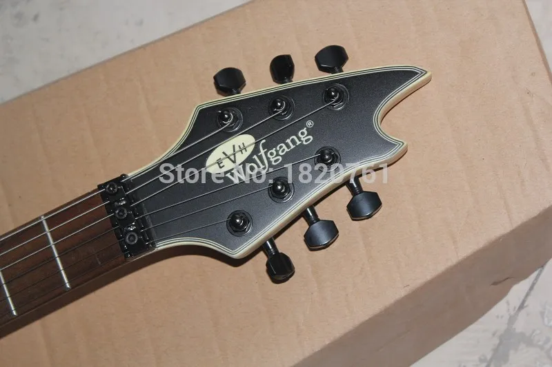 Бесплатная доставка Custom Shop гитара палисандр EVH Вольфганг Черный 6 струны