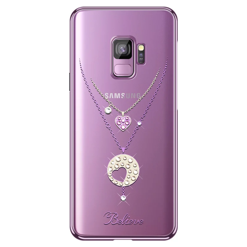 Kingxbar чехол для samsung Galaxy S9 плюс Чехол со стразами роскошные чехлы случаях