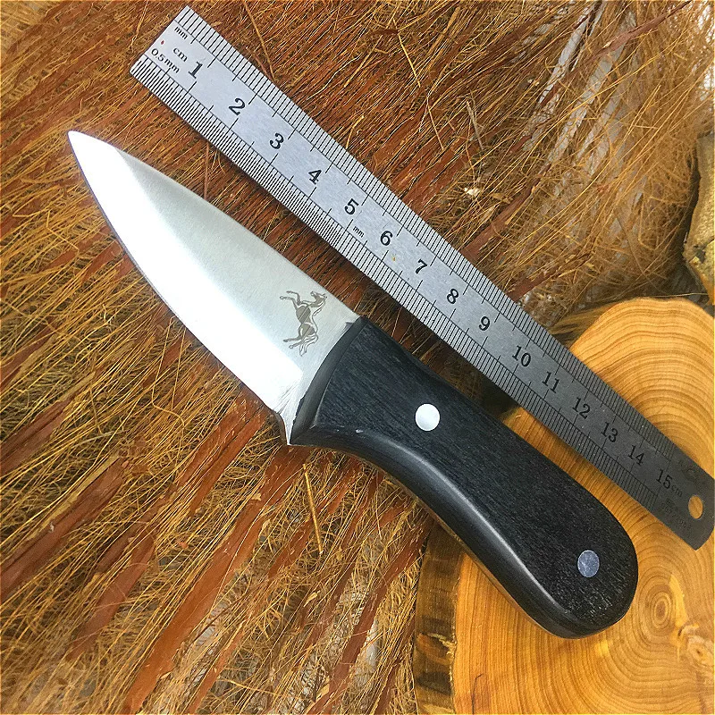 Прямой нож из стали D2 для охоты и кемпинга с фиксированным лезвием | Инструменты