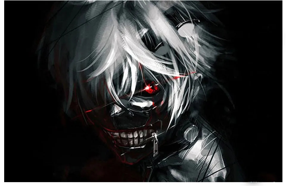 Аниме Высокое качество распродажа Tokyo Ghoul 2 Kaneki Ken маска Регулируемые маски на
