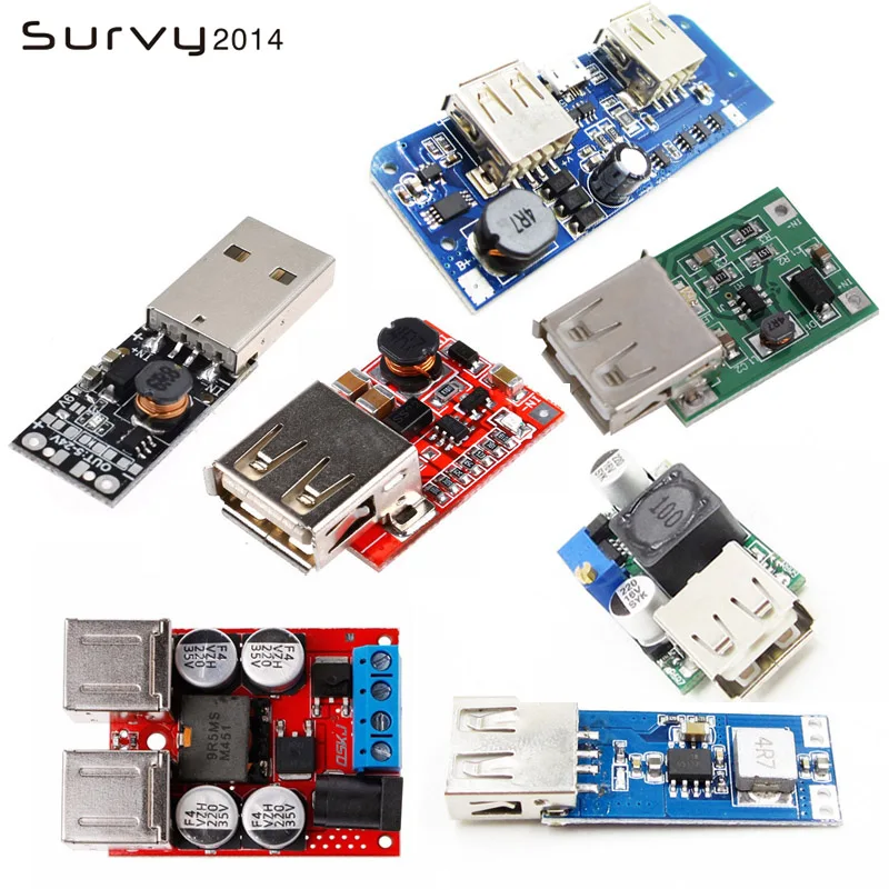 DC 3V ~ 4 2 V 5/9V 2/1. 2/1A USB выход зарядное устройство Модуль питания мини Повышающий