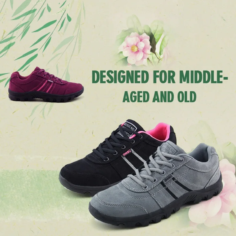 DAIBU/летняя спортивная обувь для пожилых людей нескользящая Мягкая подошва
