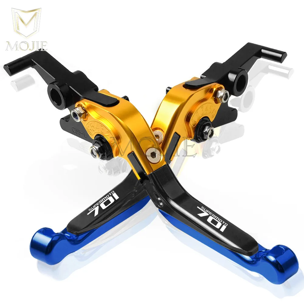 For Husqvarna 701 Supermoto 2017-2018 Motorcycles CNC Adjustable Folding Extendable Motor Brake Clutch Levers Set | Автомобили и