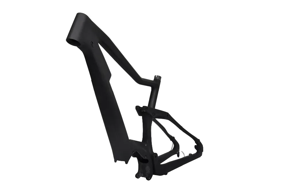 Бренд 29er 148 мм карбоновый полный подвес boost MTB рама 350 Вт 36 В Ши. Электрический горный велосипед корпус двигателя углеродный e-велосипед