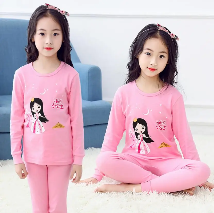 9 kids pajamas children sleepwear baby pajamas sets boys girls animal pyjamas pijamas cotton nightwear Homewear Toddler Clothes - Цвет: 9