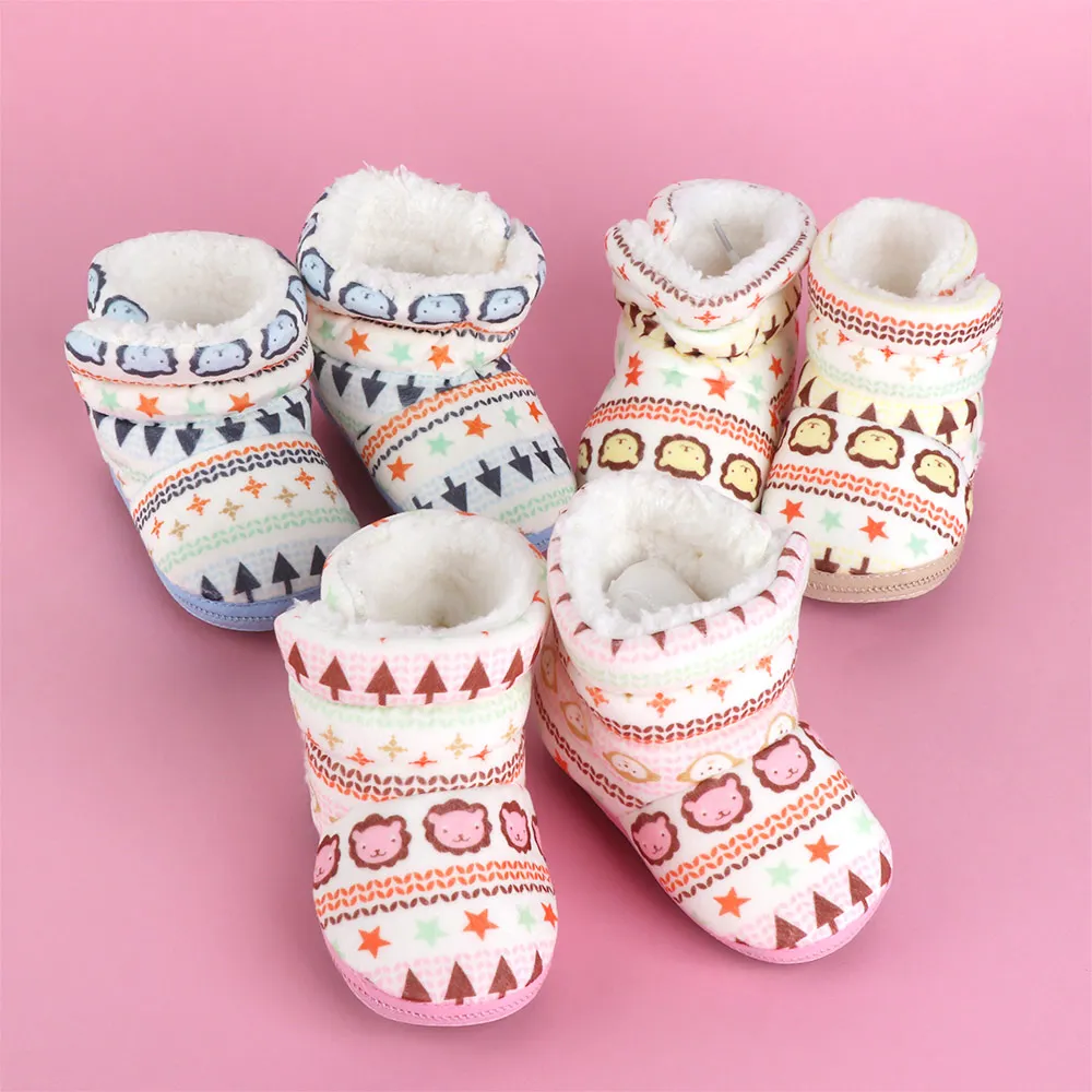 Изысканная обувь для младенцев малышей детей детская с хлопковой подкладкой