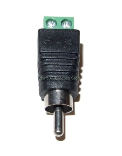 Lot 1000pcs CCTV Phono RCA Male Plug TO AV Screw Terminal Connector Video Balun | Обустройство дома
