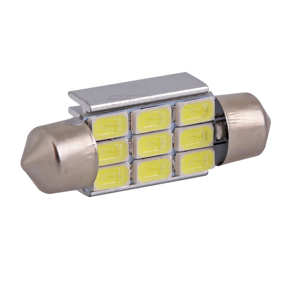 50 шт./лот гирлянда 36 мм 39 42 9smd LED 5630 5730 Гирлянда SMD 9LED Canbus без ошибок светодиодная
