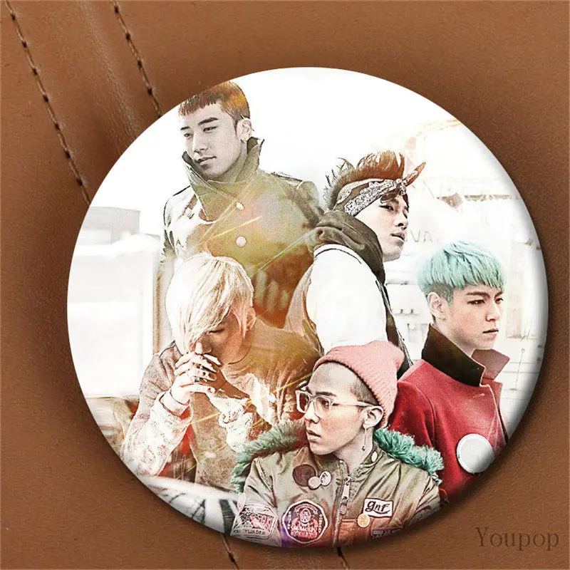 XZ1138 Youpop Kpop корейский Bigbang GD Топ сделал полный альбом последний танец FXXK это девушка булавки значок аксессуары Броши - Окраска металла: XZ1138