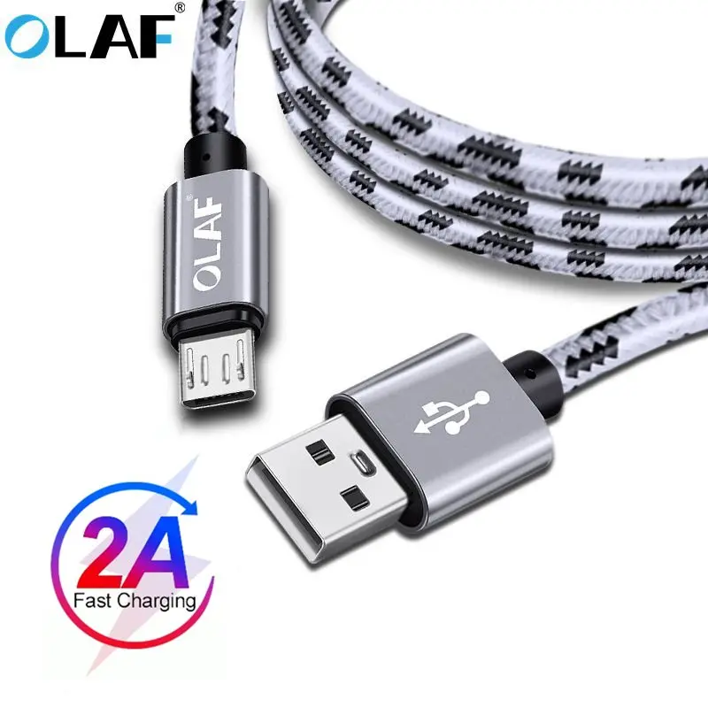 Micro USB кабель Olaf 3A Быстрая зарядка зарядное устройство для Samsung Xiaomi Redmi Note 5 Pro 7 шнур