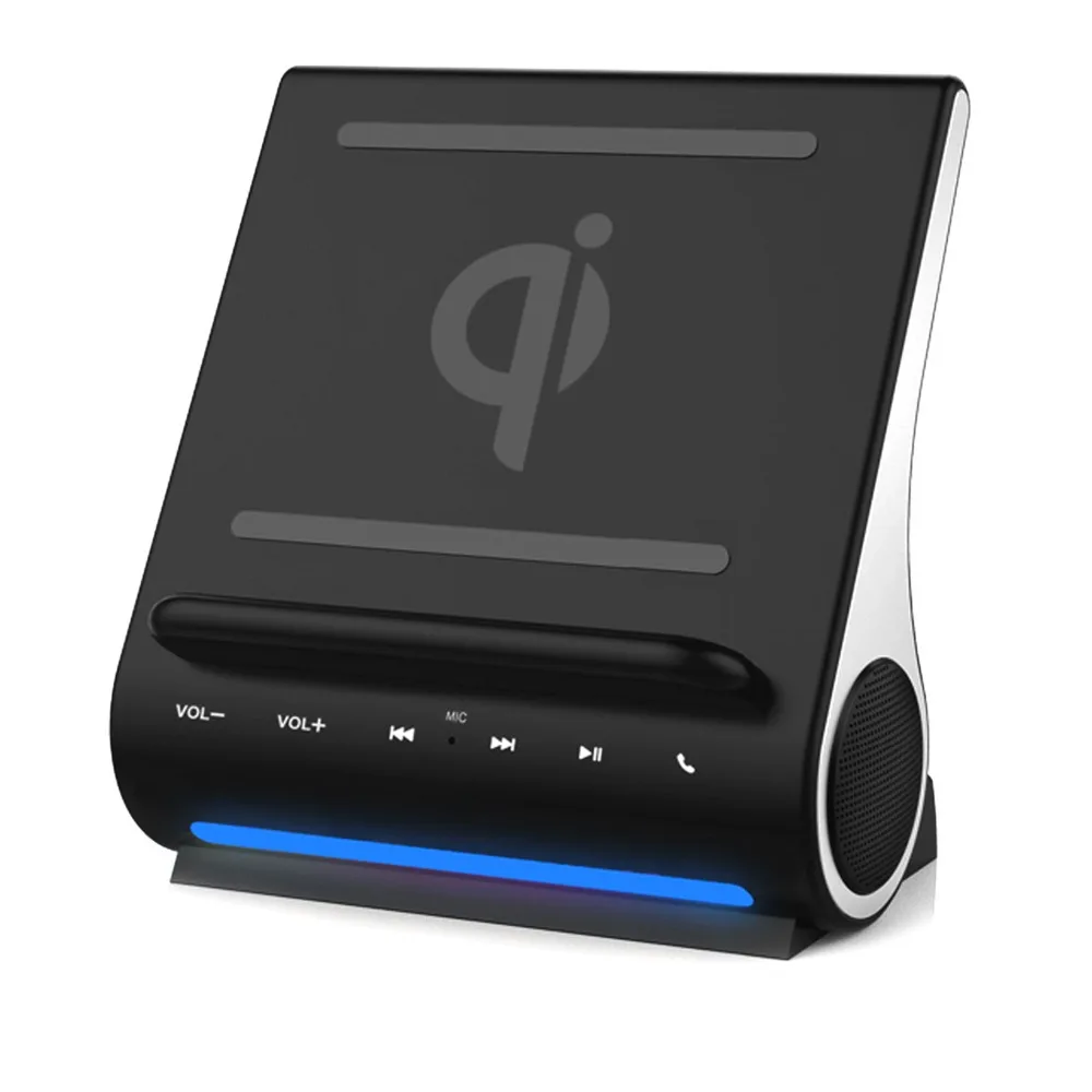 Док станция стерео Bluetooth Динамик светодио дный сабвуфер с Ци Беспроводной