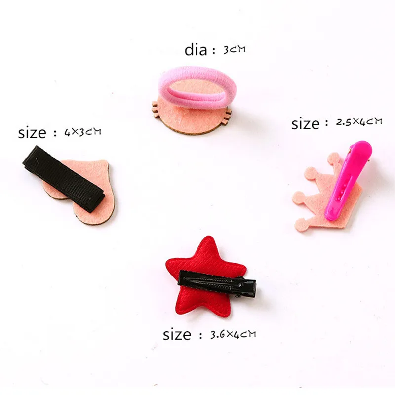 Заколки для волос в виде мультяшной короны 20 шт./компл.|hair accessories girls|hair