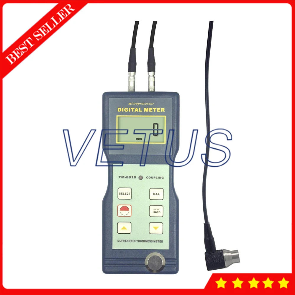 TM8810 Digital Ultrasonic Thickness Gaug for Aluminum Steel Cast Iron thickness measuring instrument | Инструменты