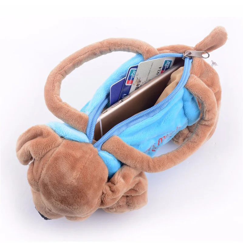 Мультфильм животных плюшевые сумка Собака хранения сумки детские игрушки для