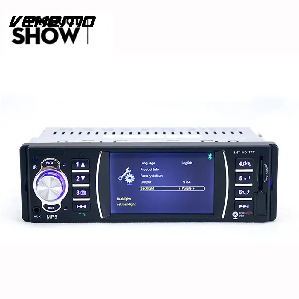 Vehemo3.6 дюйма HD TFT большой Экран FM/USB/AUX Видео плеер аудио автомобиля MP5 FM Радио