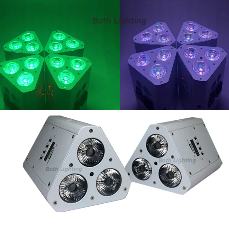 Освещение для ночного клуба 3x18 Вт RGBWA UV 6in1 сценическое освещение с батарейным