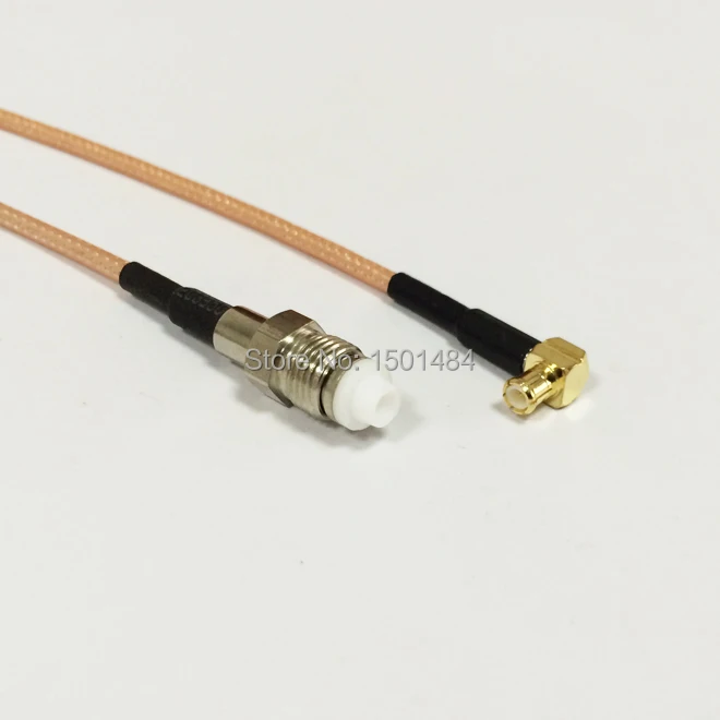 

New MCX Male Plug Right Angle Switch FME Female Jack pigtail cable RG316 Wholesale Fast Ship 15CM 6"Adapter