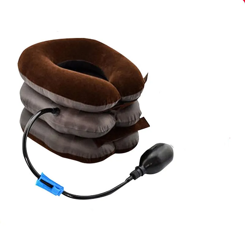

Air Cervical Soft Neck Brace Device Headache Back Shoulder Pain Cervical Traction Device Comfortable Neck Massage Relaxation
