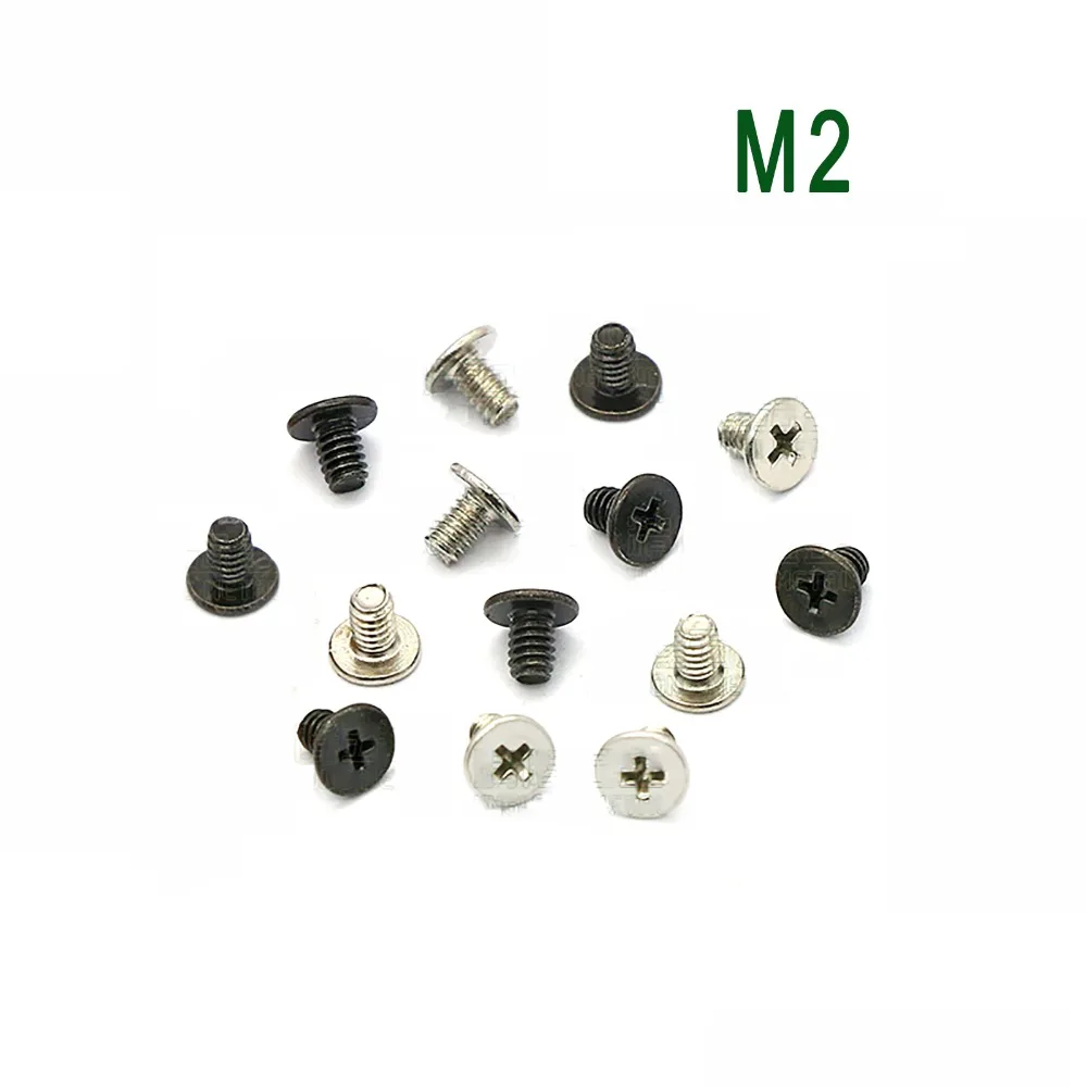 Тонкая плоская головка Philips для ноутбука компьютера длина винта 1 5 8 мм 100 шт. M2