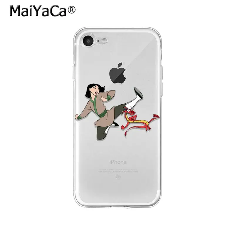 A13 MaiYaCa мультфильм Мулан ТПУ мягкий высококачественный чехол для телефона для iPhone 6S 6plus 7plus 8 8Plus X Xs MAX 5 5S XR - Цвет: A13