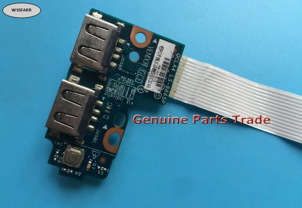 Оригинал для Samsung NP355V5C NP350V5C плата USB порта с кабелем фонаря NBX0001L00|original usb|original