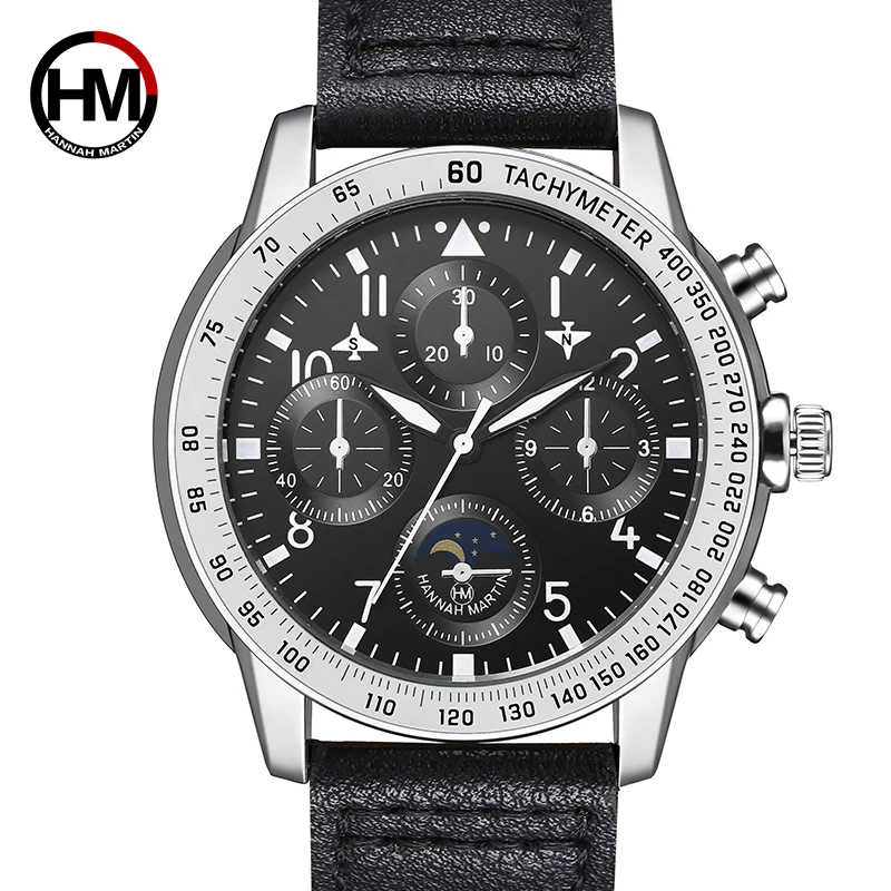 Мужские часы Hannah Martin брендовые Роскошные военные спортивные модные Saati hombre relojes
