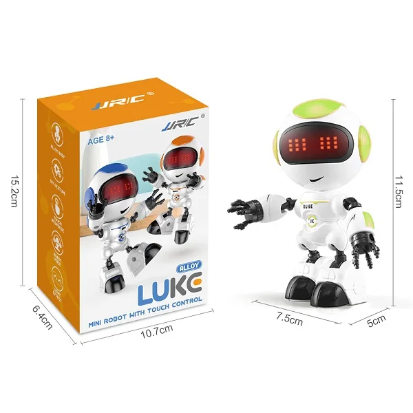 Зеленый JJR/C RC робот R8 LUKE Интеллектуальный робот осязаемый управление DIY жесты говорить умные мини роботы игрушки для детей - Цвет: Зеленый