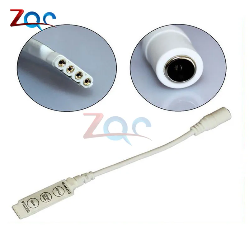 3-кнопочный регулятор света яркости Усилитель RGB 5050 3528 5630 5730 Светодиодная лента 12