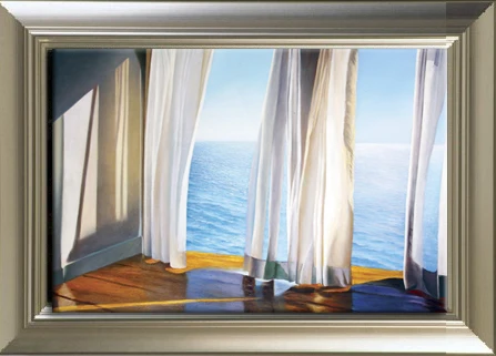 Печать на холсте Современная картина впечатление от комнаты пляжа resortfine из