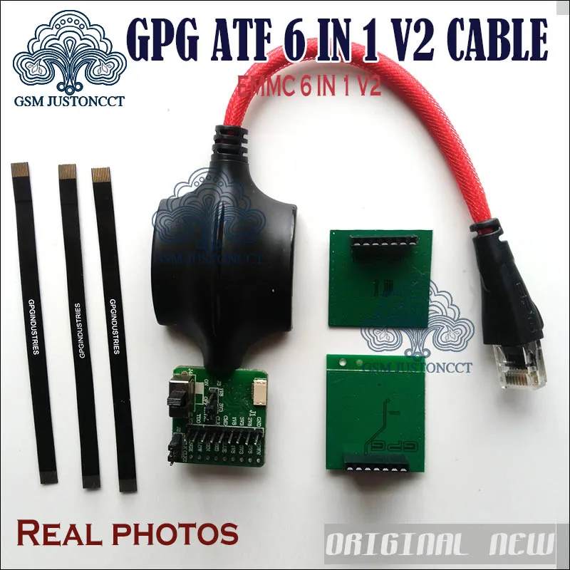 Новейший ATF 6 в 1 V2 EMMC кабель для NOKIA & JTAG ISP/ATF 6in1 от GPG|Детали устройств связи| |