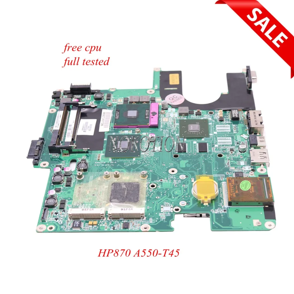 Материнская плата NOKOTION DA0QL8MB8E0 для ноутбука Hasee HP870 A550 T45 PM45 DDR2 512 Мб GPU материнская