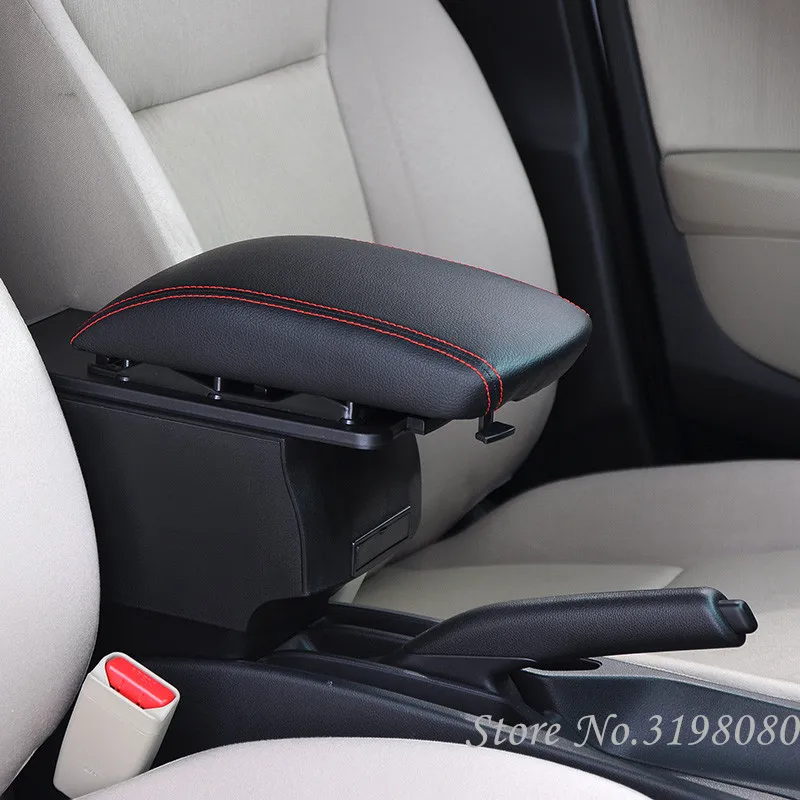 8 шт. USB подлокотник для KIA K2 RIO 2011-2016 автомобильный Центр коробка хранения окно