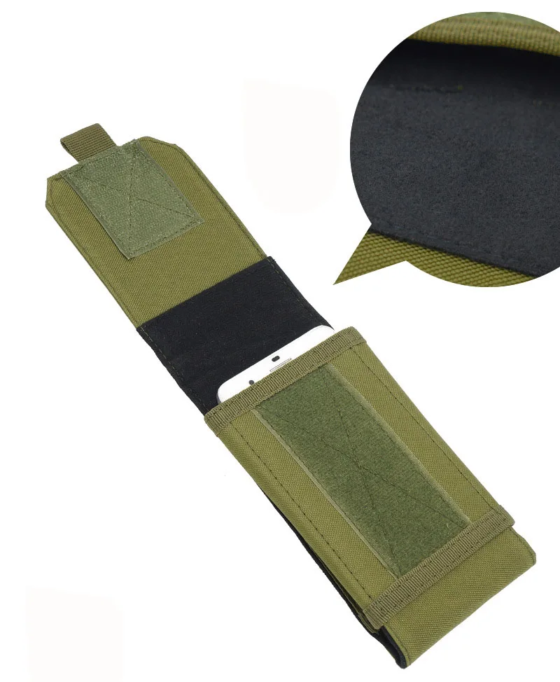 Camo Waist bag Tactical Phone Holder Sport Waist Belt Case Waterproof Nylon EDC Outdoor Camouflage Bag Hunting Bags in Backpack