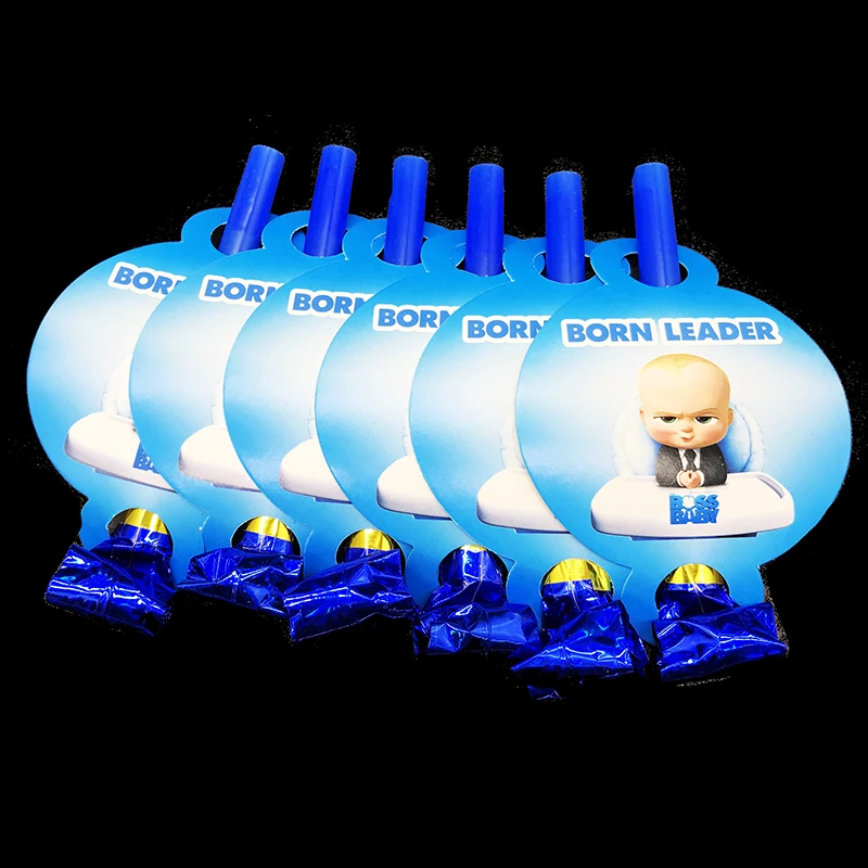 6 шт./лот детская Boss выбросы детский день рождения украшения Детские маленький