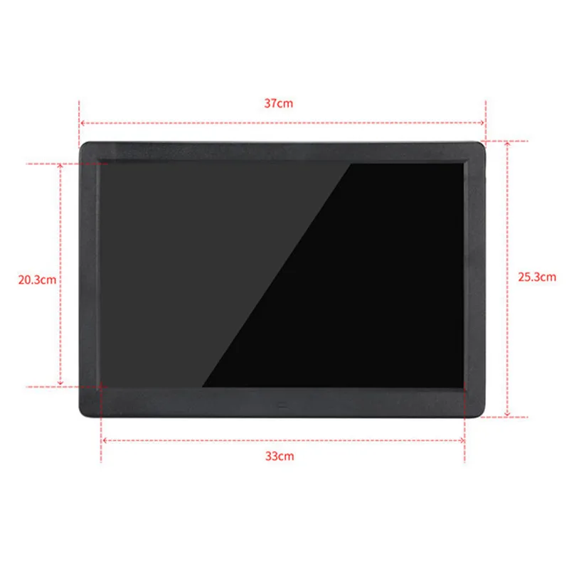 Tycipy 15 &quotHD LED Электронная цифровая фоторамка 1280*800 двухсторонний ЖК экран для