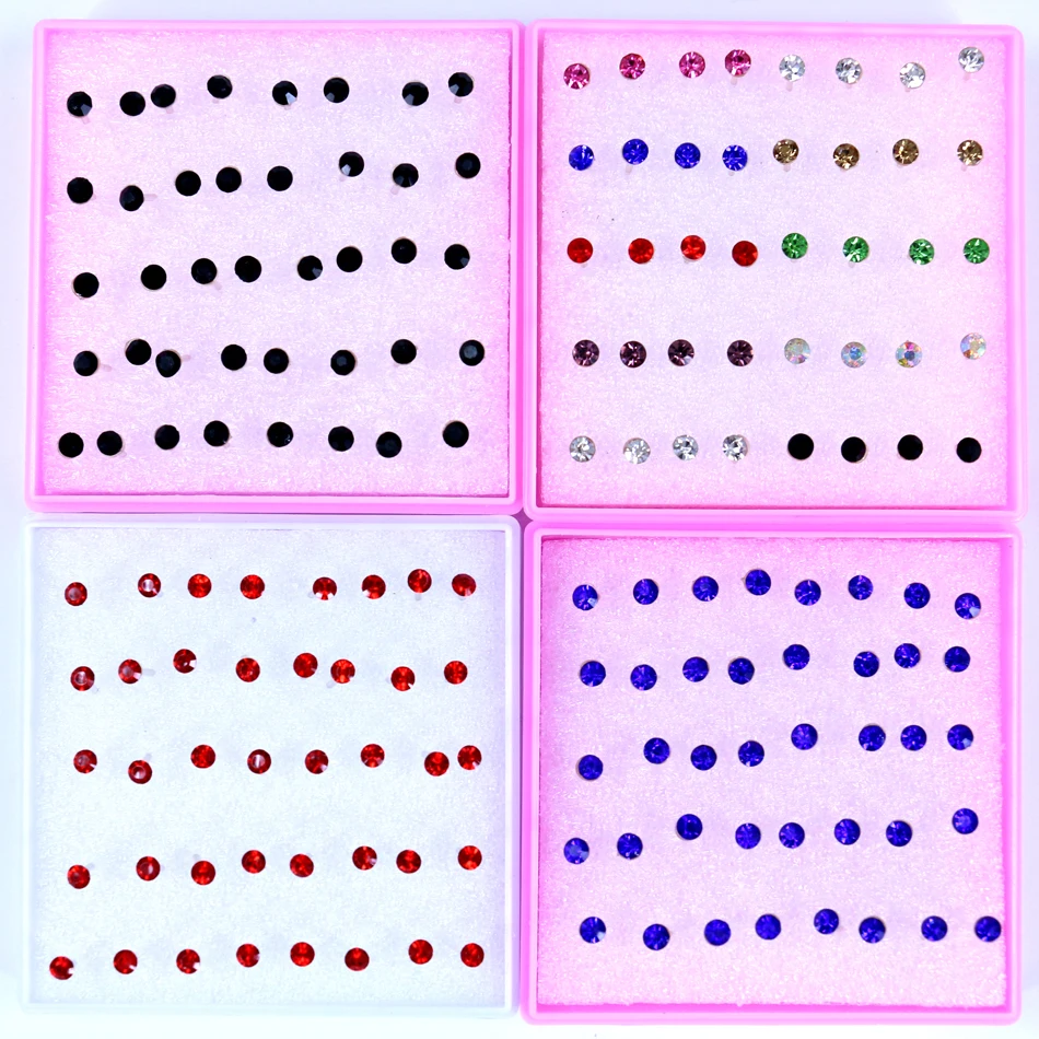 Бесплатная доставка Заводские дешевые 3 мм Сияющие Стразы AA пластиковые