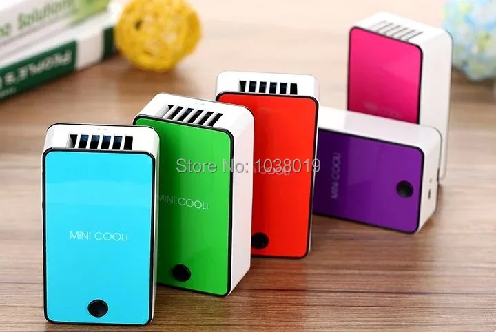

C1-1,Free shipping,Mini Portable HandHeld Table Air Conditioner Cooler Cooling Bladeless Fan USB Rechargeable Battery,Ventilador