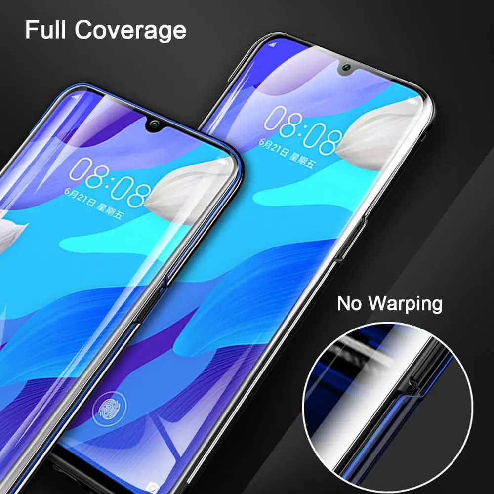 Гидрогелевая пленка 10D для Huawei Nova 5 5i Pro 4 4e 3 3e нано мягкая защитная экрана из ТПУ 2