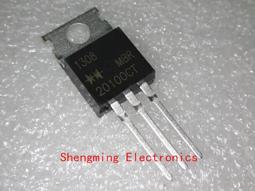 20pcs MBR20100CT MBR20100 Диоды выпрямитель 100V 20A TO-220 | Электронные компоненты и