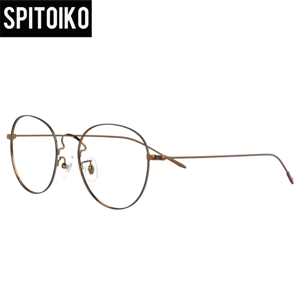 

SPITOIKO мужские металлические очки, оптическая оправа, очки для близорукости, очки по рецепту, 6011